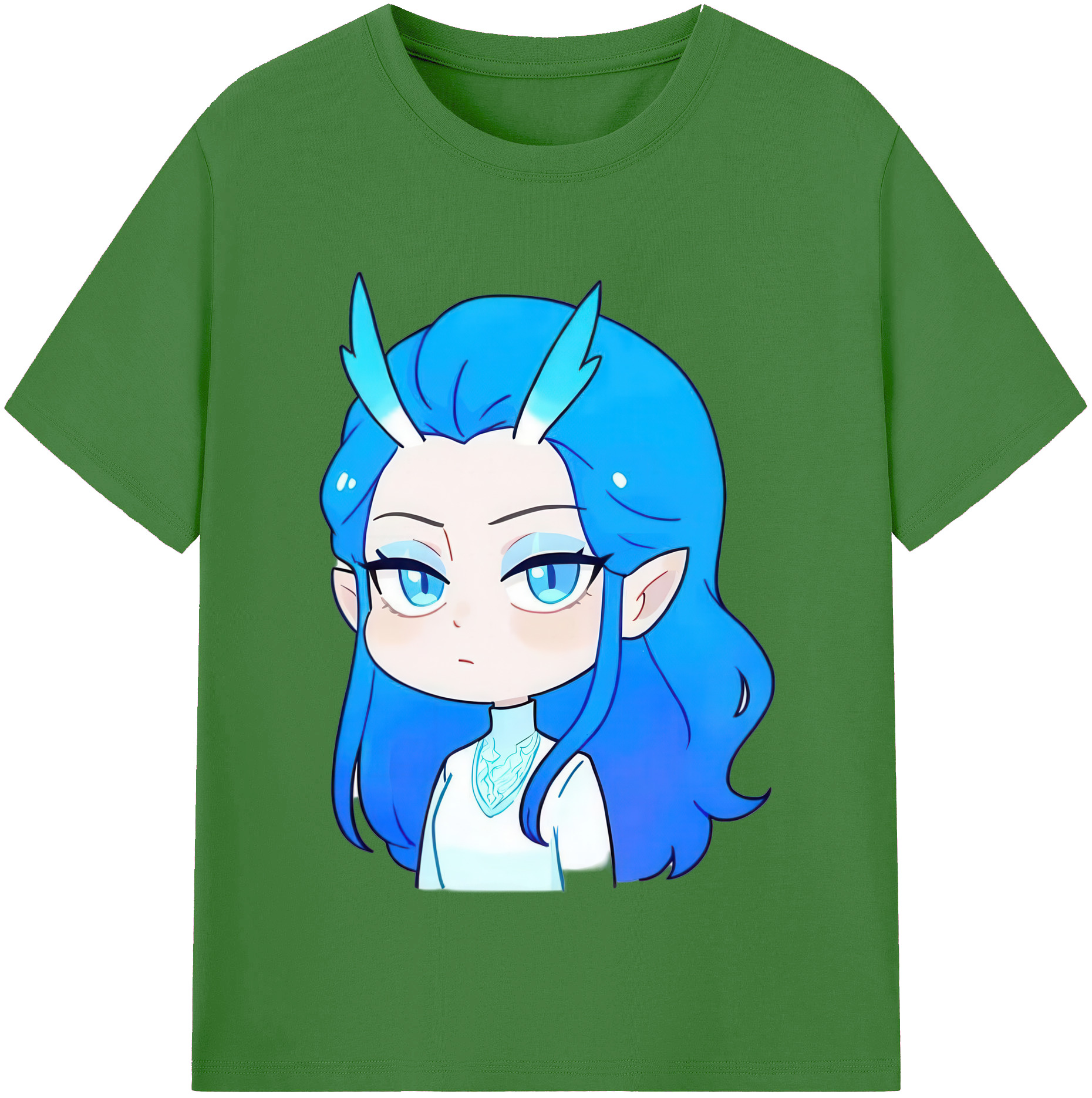 （画像用） Ne Zha 2 ナタ 魔童の大暴れ レディースカジュアルプリントTシャツ（綿100％）